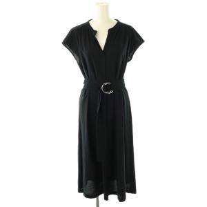 ワンピース ひざ丈 38 ダークネイビー /DO