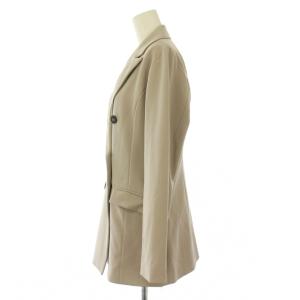 eimy istoire ダブルブレストジャケット テーラード アウター 裏地総柄 ストレッチ M グレー タグ付き 1119401028-0