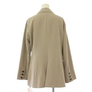 eimy istoire ダブルブレストジャケット テーラード アウター 裏地総柄 ストレッチ M グレー タグ付き 1119401028-0