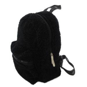 LesportSAC リュックサック デイバッグ ボア ロゴ 黒 ブラック /AE