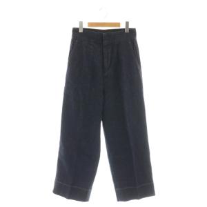 ストレート デニムパンツ ジーンズ 36 紺 ネイビー /AT OS