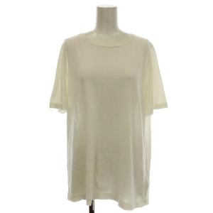 Tシャツ ニット 半袖 カットソー F 白 ホワイト 20-080-500-4250 /G