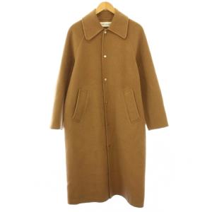 BALMACAAN COAT ウール キャメル混 36