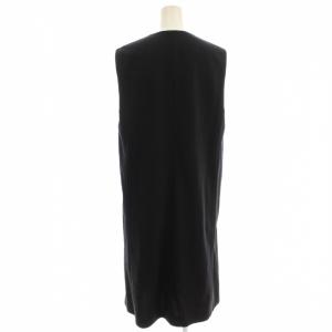 BALLSEY ドライアムンゼン Vネックジレ ロングベスト 36 黒 ブラック 11-07-11-07132 /G