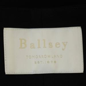 BALLSEY ドライアムンゼン Vネックジレ ロングベスト 36 黒 ブラック 11-07-11-07132 /G