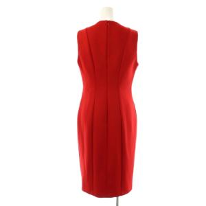 Calvin Klein ワンピース ひざ丈 タイト 4 赤 /DF