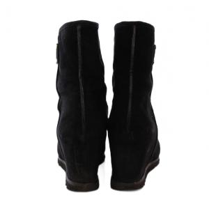 MARC by MARC JACOBS ショートブーツ ウェッジソール スエード 38 黒 /BM