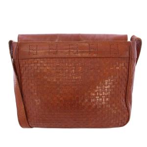 ショルダーバッグ レザー ワンカラー 茶 ブラウン /BB OH