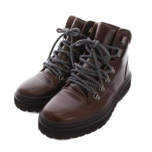 マウンテンブーツ レザー 40 ブラウン

