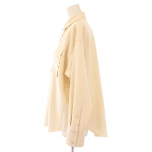 Theory PCKT MENS SH B シャツジャケット アウター ショート丈 レギュラーカラー ウール ワンカラー