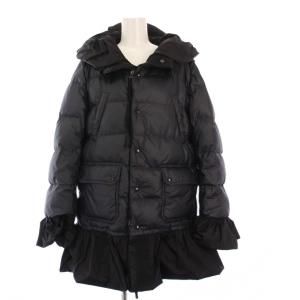 sacai SERI GUIBBOTT ダウンコート ブラック  2209S4630705