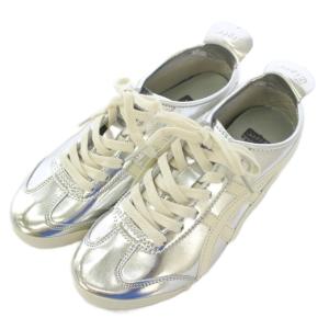 Onitsuka Tiger MEXICO 66 メキシコ66 ローカットスニーカー シューズ 25cm シルバーカラー THL7C2