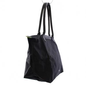 Longchamp ルプリアージュ トートバッグ ハンドバッグ ナイロン 黒 /BM