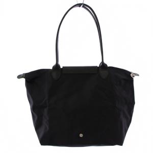 Longchamp ルプリアージュ トートバッグ ハンドバッグ ナイロン 黒 /BM