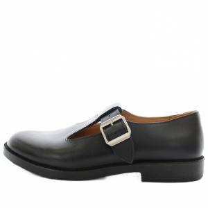 MoonStar SKOOLER SK T-STRAP スクーラー Tストラップ レザーシューズ 25cm 黒 ブラック