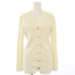 25SS DINER RIB Vネックカーディガン アイボリー 25080500410010