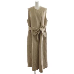 24AW ウールアンゴラ ロングベスト 38 ベージュ 24010500402030