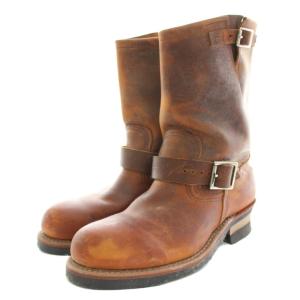 エンジニアブーツ US8.5 ブラウン 2972