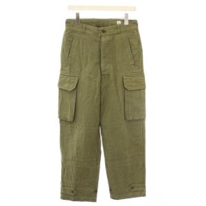 BEAMS+別注 M-47 カーゴパンツ ボタンフライ 30S カーキ KSBP21FPT01 /TK