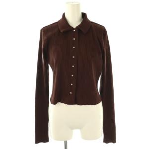 25SS 25070240501120 トタンテレコシャツカーディガン ブラウン /ES