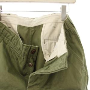 WAREHOUSE ダックディガー DUCK DIGGER ワークパンツ ボタンフライ W32 カーキ /TK