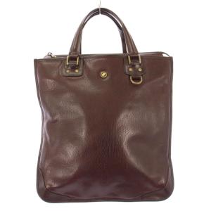 トートバッグ ハンドバッグ レザー ワンカラー 無地 茶 ブラウン /BB