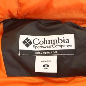 Columbia エレメントグレイシャーパーカ ダウンジャケット ジップアップ ベルクロ フード ロゴ 刺繍 ナイロン アウター