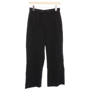 23SS CRISP LINEN MIAN スラックスパンツ イージー ウエストゴム ストレッチ 麻 リネン混