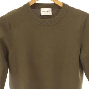 UNITED ARROWS ニット カットソー プルオーバー 五分袖 カーキ /CX OS