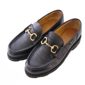 ローファー 5 ブラック ゴールドカラー