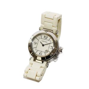 パシャ シータイマー 33mm 腕時計 クオーツ シルバーカラー ホワイト W3140002