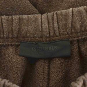 FOG ESSENTIALS スウェットパンツ イージーパンツ 裏起毛 ロゴ XS 茶 ブラウン /AN38