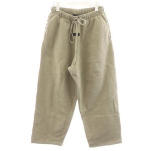 スウェットパンツ イージーパンツ 裏起毛 ロゴ XS ベージュ /AN39