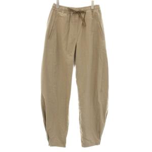 フランネルワイドトラウザー イージーパンツ ワッペン 36 ベージュ HF7449 /KU