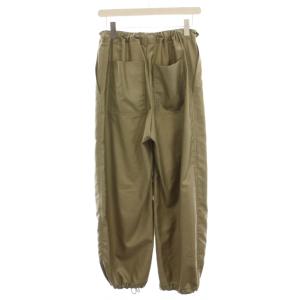 IENA 24AW ブライト パラシュートパンツ イージーパンツ 36 カーキ 24030900404130 /YM