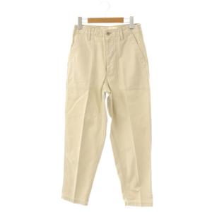 ベイカーパンツ テーパード ジッパーフライ コットン 34 ベージュ 15AMSPA18 /NR OS