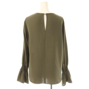 VERMEIL par iena ブラウス 長袖 プルオーバー カーキ /NR