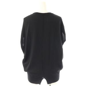 La TOTALITE ウォッシャブルフレンチプルオーバー ニット カットソー F 黒 /NR