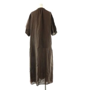 JOURNAL STANDARD L'ESSAGE ワンピース ロング リネン 38 ブラウン /DF