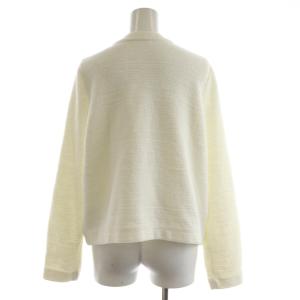 BALLSEY 24SS ハーフモールテープ 4ポケット カーディガン ニット フロントオープン S 白 ホワイト 11-02-42-02104