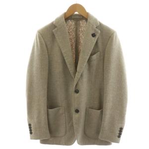 テーラードジャケット 裏地ストライプ柄 44 グレー JD319AQ-79