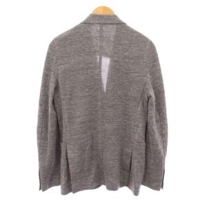 CIRCOLO1901 テーラードジャケット ブレザー アウター シングル 背抜き 麻 リネン 46 グレー /BB