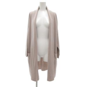 20AW ショールカラー カーディガン ウール 38 ベージュ /UO