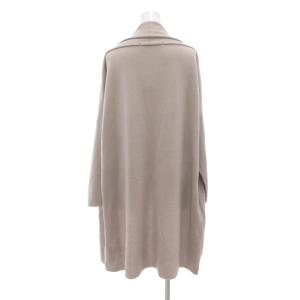 自由区 20AW ショールカラー カーディガン ウール 38 ベージュ /UO