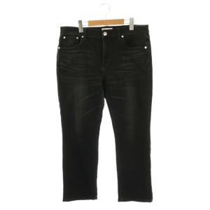 DENIM 21SS デニムパンツ ジーンズ ジッパーフライ 大きいサイズ 46 黒 /NR