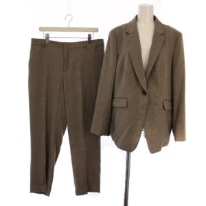 23AW ウールライクカルゼ テーラードジャケット テーパードパンツ セットアップ