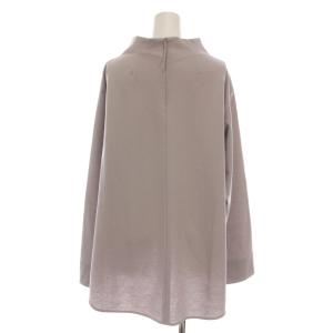 自由区 21AW プルオーバー ブラウス カットソー ウール 長袖 46 グレー BLWRIW0404 /YM