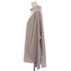 自由区 21AW プルオーバー ブラウス カットソー ウール 長袖 46 グレー BLWRIW0404 /YM