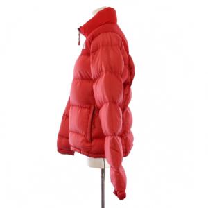 THE NORTH FACE ダウンジャケット ジップアップ ハイネック ロゴ刺繍 ナイロン 85 赤 NFD00A90 /BM