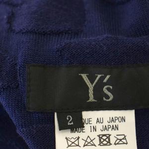 Y's ヨウジヤマモト サルエルパンツ ドット 水玉 イージーパンツ 2 ネイビー 黒 YL-T15-966 /G